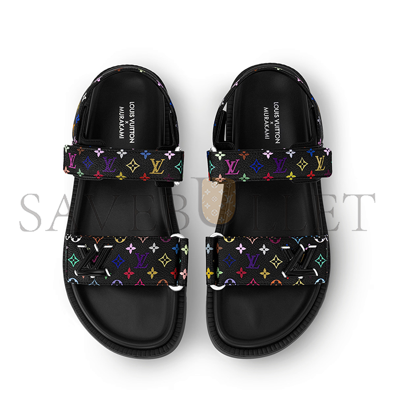 l0vis Vvtt0n murakam lv x tm lv sunset flat comfort sandal 1agxfa